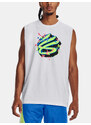 Under Armour Tílko Curry SLVS Tee-WHT - Pánské