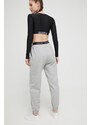 Bavlněné kalhoty Calvin Klein Underwear šedá barva