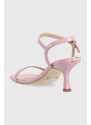 Sandály Guess RIMIA růžová barva, FL6RMA PAF03