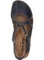Pohodlné kožené sandály Josef Seibel 79513 modrá