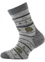 TJL dětské merino ponožky Lasting šedá S
