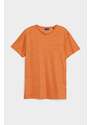 TRIČKO GANT LINEN REGULAR T-SHIRT oranžová M