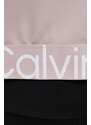 Tréninková mikina Calvin Klein Performance Effect fialová barva, s potiskem