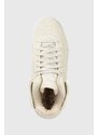 Semišové sneakers boty Fila M-SQUAD béžová barva