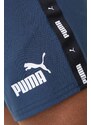 Tréninkové šortky Puma ESS+ Tape pánské, tmavomodrá barva, 849043