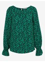 Orsay Černo-zelená dámská květovaná halenka - Dámské