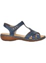 Kožené pohodlné sandály Rieker 65919-12 modrá