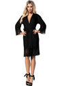 DKaren Housecoat Jasmin Black