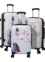 Cestovní zavazadlo - Kufr - Monopol - Butteflies - Velikost S - Objem 36 Litrů