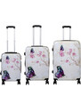 Cestovní zavazadlo - Kufr - Monopol - Butteflies - Velikost S - Objem 36 Litrů