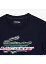 Lacoste pánské sportovní tričko z organické bavlny pravidelného střihu