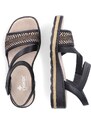 Dámské sandály RIEKER 61764-00 černá