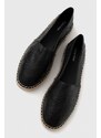 Espadrilky Calvin Klein ESPADRILLE - HF MONO černá barva, HW0HW01456