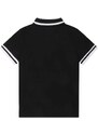 Dětské polo tričko Dkny černá barva, s aplikací