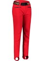 Nordblanc Červené dámské softshellové lyžařské kalhoty FULLCOVER