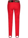 Nordblanc Červené dámské softshellové lyžařské kalhoty FULLCOVER