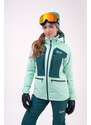 Nordblanc Zelená dámská lyžařská bunda SNOW-SQUALL