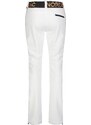 Nordblanc Bílé dámské softshellové lyžařské kalhoty MELLEABLE