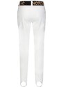 Nordblanc Bílé dámské softshellové lyžařské kalhoty FULLCOVER