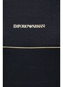 Tričko Emporio Armani černá barva, s potiskem