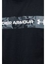 Tričko Under Armour černá barva, s potiskem, 1376830