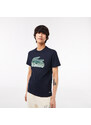 Pánské tričko Lacoste z bavlněného žerzeje s potiskem