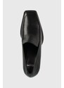 Kožené lodičky Vagabond Shoemakers Hedda černá barva, na podpatku, 5503.001.20
