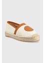 Espadrilky Karl Lagerfeld KAMINI DUO béžová barva, KL81160