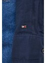 Košile Tommy Hilfiger tmavomodrá barva, relaxed, s klasickým límcem