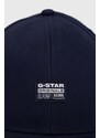 Kšiltovka G-Star Raw tmavomodrá barva, s aplikací
