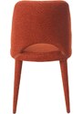 Červená látková jídelní židle Polspotten Holy