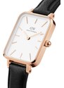 Hodinky Daniel Wellington Quadro Pressed růžová barva