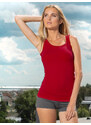 BHiStyle Slim Top Bamboo BLANCHE tanzania red