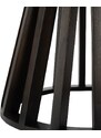Tmavě hnědý mangový jídelní stůl J-line Kleret 110 cm