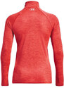 Triko s dlouhým rukávem Under Armour Tech 1/2 Zip - Twist-RED 1320128-638