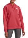 Mikina s kapucí Under Armour Essential Fleece Hoodie-RED 1373033-638