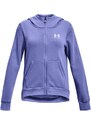 Mikina s kapucí Under Armour Rival Fleece LU FZ Hoodie-BLU 1373130-495