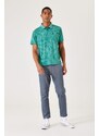 Pánské polo GARCIA mens polo ss 2566 seafoam