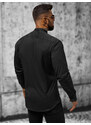 Pánská Košile Černá OZONEE O/V010