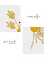 Éternelle Brož Swarovski Elements Angiola - motýl