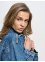 Big Star Woman's Jacket Outerwear 130359 Medium Denim-400