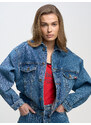 Big Star Woman's Jacket Outerwear 130359 Medium Denim-400