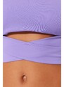 Trendyol Lilac Bralette Tie Bikini Top