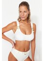 Trendyol Ecru Bralette Příslušenství Bikiny Top