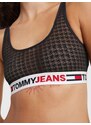 Tommy Hilfiger Černá vzorovaná podprsenka Tommy Jeans - Dámské