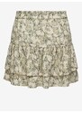 Béžová květovaná sukně JDY Gaya - Dámské