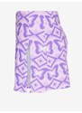 Světle fialová dámská vzorovaná sukně přes plavky Noisy May Stripe - Dámské