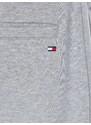 Světle šedé unisex žíhané tepláky Tommy Hilfiger - Pánské