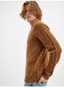 Hnědý pánský svetr s příměsí vlny Tom Tailor - Pánské