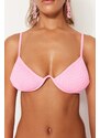 Trendyol Pink Kostice Gimped Bikiny Top